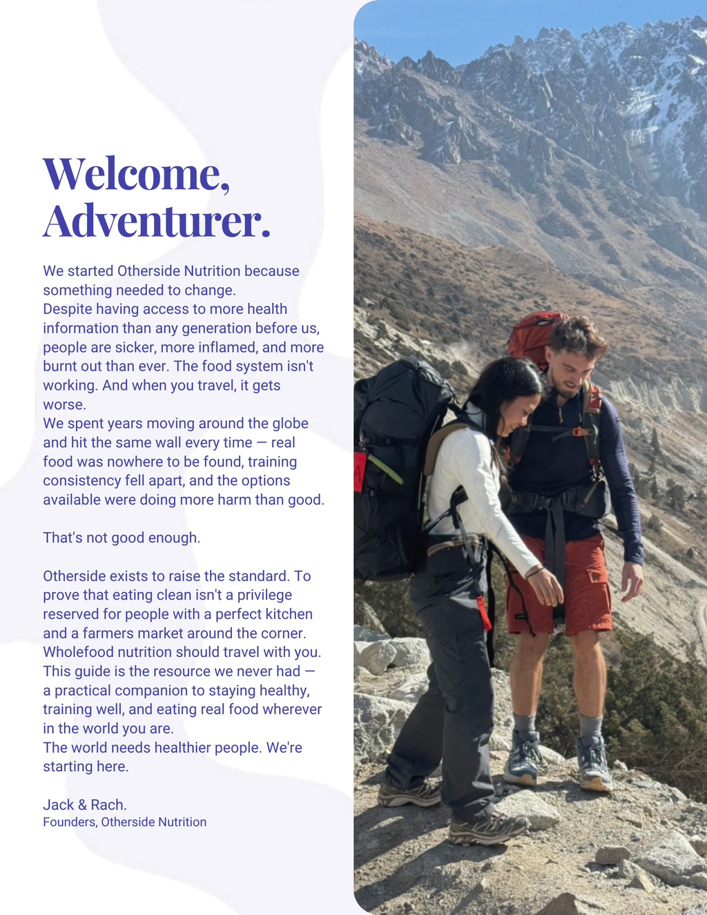 Built to Roam — Travel Nutrition Ebook | Otherside Nutrition